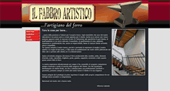 Desktop Screenshot of ilfabbroartistico.com