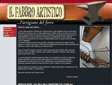 Tablet Screenshot of ilfabbroartistico.com